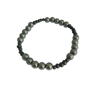 Hematite Bracelet Onyx Stone